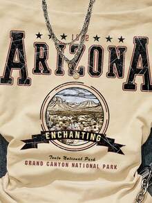 SHEIN EZwear Áo thun nữ tay ngắn ôm sát, eo nhún, trễ vai, thích hợp cho mùa hè, kiểu dáng retro Mỹ. - Màu be - Xem 4