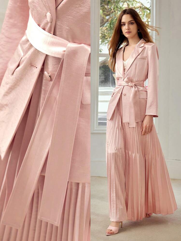 WOMEN'S SATIN GENTLE ELEGANT BLAZER