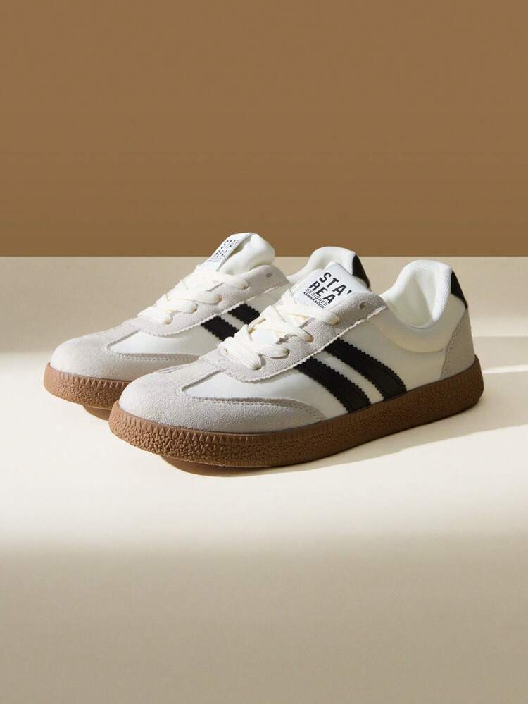 CUCCOO EASI Women's Beige Casual Sporty Sneakers For Christmas