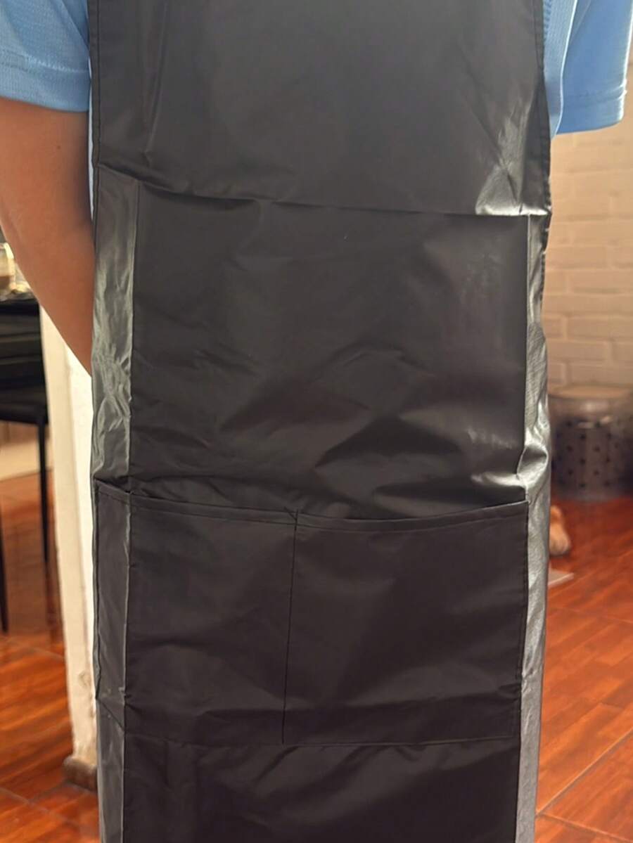 防水围裙 防污围裙 厨房防油服 无袖烹饪围裙 厨房清洁用品 - 彩色 - 查看 1