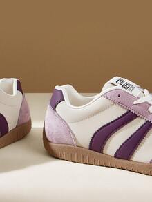 CUCCOO EASI Women's Beige Casual Sporty Sneakers For Christmas - Pink - View 5