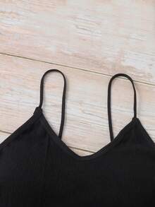 Lowkey Lull Women's Casual High Stretch Plain Backless Bralette Set In Multicolor Fabric - Multicolor - View 4