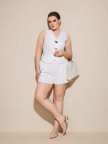 CUCCOO CURVES Women Shoes Women's Pointed Buckle Design Everyday Versatile Fashion Wide Last High Heels - Apricot - View 6