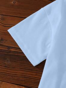 Áo thun ngắn tay cổ tròn in hình động vật hoạt hình dành cho bé gái tuổi teen, thích hợp mặc mùa hè. - trắng - Xem 4