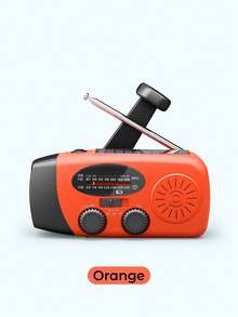 Teckwe Hand Crank Radio With 2000mAh,AM FM NOAA Weather Radio With Bright Flashlight For Home And Outdoor Emergencies - Multi-color - one size fits all - View 12