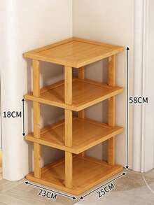 Kệ giày đứng tự làm từ tre và gỗ cứng - Kệ lưu trữ dọc đa chức năng, giải pháp tiết kiệm không gian nhà cửa cho nhiều phòng, được làm từ cấu trúc ván gỗ. - Nhiều màu - Xem 12