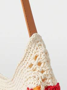 MOTF STYLISH WOMEN'S HAND-WOVEN SHOULDER BAG - Multicolor - View 6