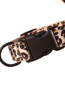 Jungle Animal Print Dog Collar | Leopard/Zebra/Lion Pattern Adjustable Soft Nylon Pet Collar With Quick Release Buckle | For Small Medium Dogs XS/S - Multicolor - View 6