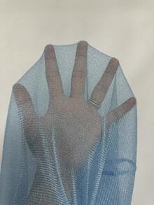 SHEIN SunnyBelle Chân váy maxi đuôi cá cạp thấp màu xanh dương dành cho nữ, đính sequin, trang phục đi biển, váy hè cho tiệc tùng, đám cưới, sinh nhật, hẹn hò, mùa xuân/hè. - Màu xanh lam - Xem 3