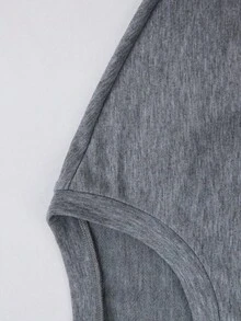 Franclia Striped Patchwork Casual Minimalist Round Neck Sweatshirt, Youthful - Mauve Purple - View 4