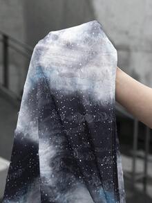 Manfinity Homme Men's Casual Vacation Style Tie-Dye Print Distressed Fabric Tank Top And Elastic Waist Shorts Set - Multicolor - View 6