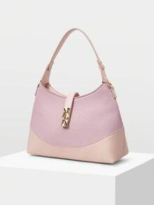 MOTF PREMIUM TÚI XÁCH THỜI TRANG NỮ KHÓA KIM LOẠI - Bột thạch - Xem 2