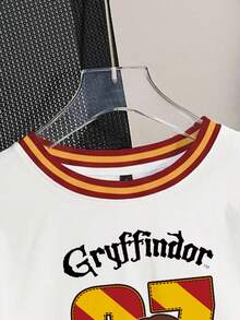 HARRY POTTER X SHEIN 女士短款T恤 - 白色 - 查看 5