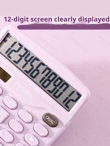 One Office Desk Calculator Suitable For Office And Finance Work, Featuring A Fashionable Design, Compact And Practical, Portable Office Supplies - Single Piece - View 2