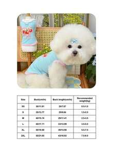 PETSIN Pet Dogs, Cats, Dairy Dogs, Japanese And Korean Soft And Cute Spring And Summer Vests, Small And Medium-Sized Dogs, Teddy Bears, Clothing Supplies, Pet Supplies - Multicolor - View 24