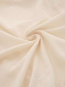 Aalyst Women's Fashion Knitted V-Neck Short Sleeve Twist Ruched Irregular Elegant Romantic Casual Daily, Commute, Gathering, Vacation T-Shirt, Spring/Summer - Apricot - View 7