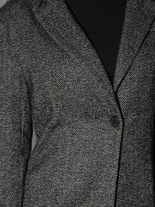 Bris Aura 女士收腰翻领西装外套 - 灰色 - 查看 5