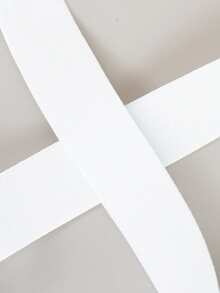 男士纯色臀窗性感三角裤 - 白色 - 查看 6