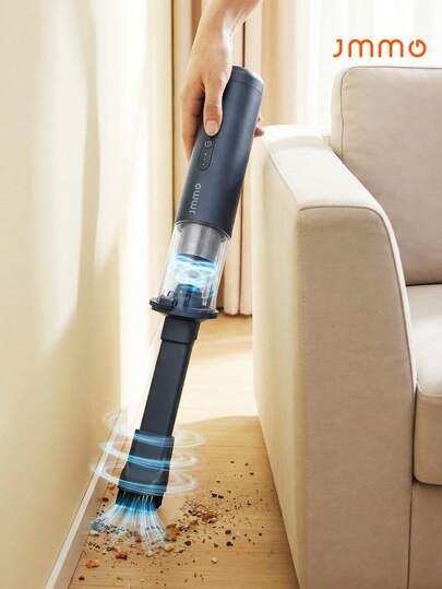 JMMO 迷你吸尘器，车载吸尘器，强力吸尘，2000mAh 电池和 2 层过滤系统，低噪音，适用于汽车家居圣诞礼物，秋冬假期露营必备品，度假配件，露营用品