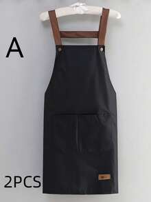 防水围裙 防污围裙 厨房防油服 无袖烹饪围裙 厨房清洁用品 - 彩色 - 查看 13