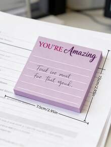 3/6/12/18pcsunny Office Sticky Notes With Sassy Passive Aggressive Quotes Humorous Gift For Coworkers Striped Memo Pads Self Adhesive Reminder For Desk Organization - Multicolor - View 6