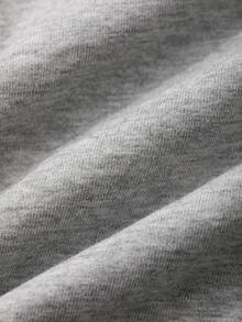 DAZY Tween Boy Dog Print Short Sleeve Top And Plaid Pants Pajama Set - Grey - View 8