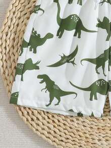 男童经典豹纹沙滩泳装，适合泳池派对、海滩度假、冲浪等场合 - 彩色 - 查看 5