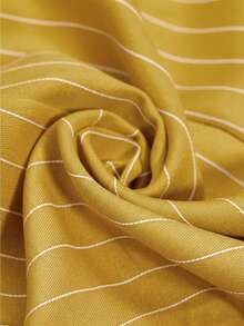 Balvessa Mono elegante sin mangas a rayas para mujer - Amarillo - Ver 6