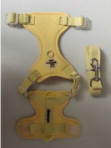 狗狗胸背带套装，防逃脱背心式胸背带，采用柔软网布制成，肩带可调节，带有反光条，适合幼犬和幼猫。 - 彩色 - 查看 14