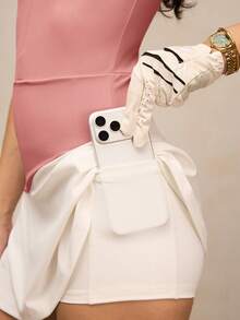 Activina Đầm thể thao ngoài trời thường ngày dành cho nữ, cổ áo phối màu, kiểu dáng thường ngày. - Hồng - Xem 8