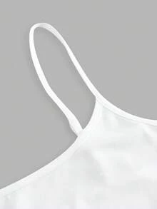 Tseoso 三件套黑色、白色、杏色女士露脐吊带背心，性感修身，适合夏季穿着 - 彩色 - 查看 6