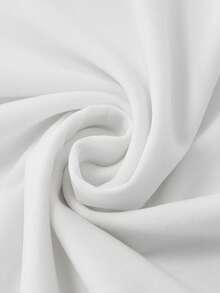 Franclia 女士白色露背吊带连衣裙，黑色滚边 - 黑與白 - 查看 4