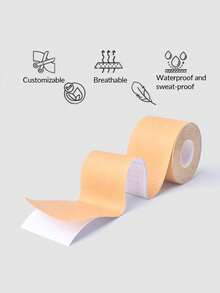 SHAPORA 1pc Women's Adhesive Bra With Skin-Friendly Closure - Apricot - View 4