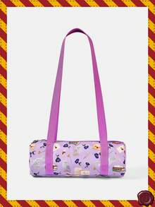 HARRY POTTER X SHEIN 一款多功能字母卡通图案单肩包，适合大学生、正式场合、派对和日常出行。 - 紫色 - 查看 1