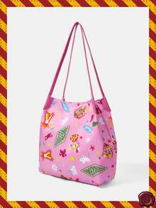 HARRY POTTER X SHEIN Women Tote Bags - Camel - View 2