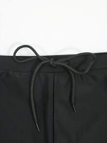 Manfinity KASUA 男士印花拼接抽绳松紧腰方腿泳裤，夏威夷风 - 彩色 - 查看 5