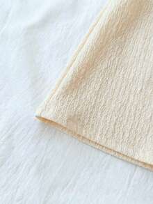 SHEIN 少女休闲简约舒适格子露背吊带衬衫娃娃衫甜心领上衣方领上衣夏季上衣女装时尚上衣13-14岁女孩衬衫儿童衬衫可爱女孩上衣女士夏季上衣 - 彩色 - 查看 5