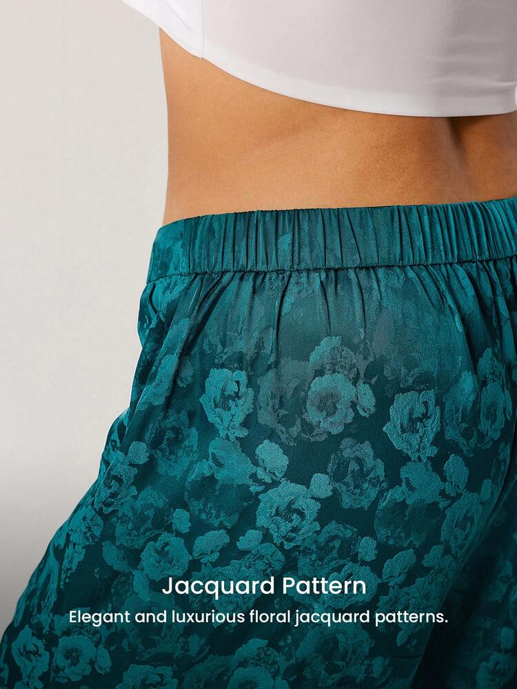 Floral Pattern Lounge Trousers