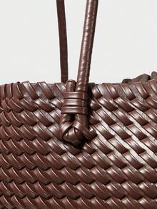 MOTF WOMEN'S FASHION COMMUTER VERSATILE HANDBAG - Coffee - View 6