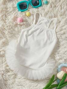 PETSIN 1件宠物春夏芭蕾舞风格甜美可爱蓬蓬裙 - 彩色 - 查看 13