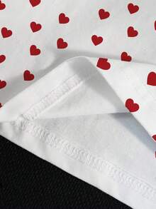 Betty Boop x SHEIN Áo thun croptop nữ - trắng - Xem 6