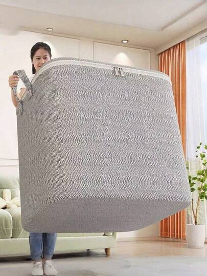 Cajas de almacenamiento de tela modernas - Gran capacidad, duraderas, impermeables y plegables, ideales para guardar ropa, ropa de cama, juguetes, accesorios para el hogar y el automóvil. Estas cajas de almacenamiento debajo de la cama con tapa son organizadores de tela clásicos y duraderos.