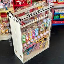 卡通动漫人物钥匙扣包饰、项链、手链、手镯及其他饰品展示架及展示盒，适用于动漫人物、包饰、收藏品收纳架及置物架，安装简便，适合家庭及零售用途 - 彩色 - 查看 3
