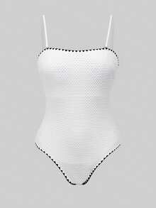 Swim Oasis 2026春夏新款女士泳装上市，适合度假、约会、西部风情、邮轮、海滩、海岛、公路旅行、四季皆宜、音乐节、波西米亚风假期、秋日休闲波西米亚Y2K褶皱短裤、优雅复古休闲两件套提花黑白撞色滚边复古休闲沙滩度假连体裤、女士连体泳衣带罩衫、白色连体泳衣、白色连体泳衣带罩衫、白色纱笼复古泳衣、女士白色罩衫裙连体泳衣带罩衫、女士泳装夏季沙滩装、女士泳装、夏季泳装、优雅泳衣、拉链泳衣、瑜伽连体裤、Z65c7代码女士服装折扣动物园服装女士Ysk服装女士泳衣、女士塑身泳衣Y2K泳衣 - 彩色 - 查看 9