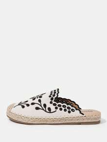 Styleloop 女士平底鞋，波西米亚风，复古美式，波西米亚风，西部风，音乐节，派对装扮，情人节假日旅行必备，波西米亚风格 - 黑色1 - 查看 2