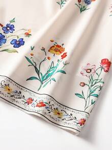 Franclia 女士春夏新款荷叶边印花衬衫 - 彩色 - 查看 4