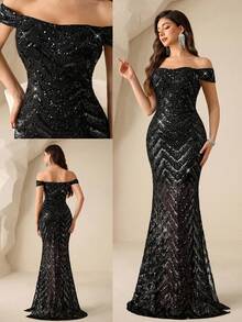 Coutiva Sequin Off-Shoulder Split Elegant Evening Dress Women's Sequin Mermaid Formal Evening Gown One Shoulder Formal Dress Purple Women Evening Dress Gowns Glamorous Dress Dress Elegant Gala Dress Elegant Valentines Dress Elegant Dress Sequin Dress Pink Red Dress Floral Dress Valentines Dress Elegant Dress Sequin Dress Floral Dress Luxury Graduation Ceremony, School Opening, Music Festival, Birthday Party, Wedding, Afternoon Tea Gathering, Ball Off Shoulder Formal Dress Sparkly Black Dress Elegant Black Dresses For Women Party Elegant Dresses Black Glitter Dress Sparkly Black Formal Dress Off Shoulder Black Evening Gown Women Elegant Long Dress Black Sequin Maxi Dress Black Off Shoulder Formal Dress Sparkly Black Evening Gown Women Elegant Formal Dress Long Black Formal Dress Off Shoulder Sequin Dress Black Elegant Formal Dress Black Evening Gowns Sexy Formal Dress - Black - View 3