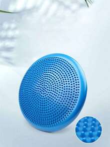 1 pieza Esterilla de equilibrio, Cojín de masaje de yoga, Pelota de yoga semicircular para principiantes, Pelota de masaje Entrenador de tobillos - Multicolor - Ver 15