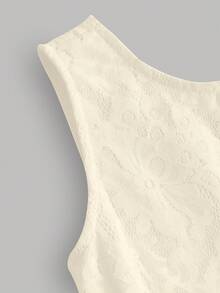 Pitira Tween Girls Woven Satin Stitching Lace Lace Details With Belt Tied Bow Long Elegant Temperament Dress, Ball Gown/Princess Dress, Wedding Season, Flower Girl Dress, Spring Festival, Party - Apricot - View 3