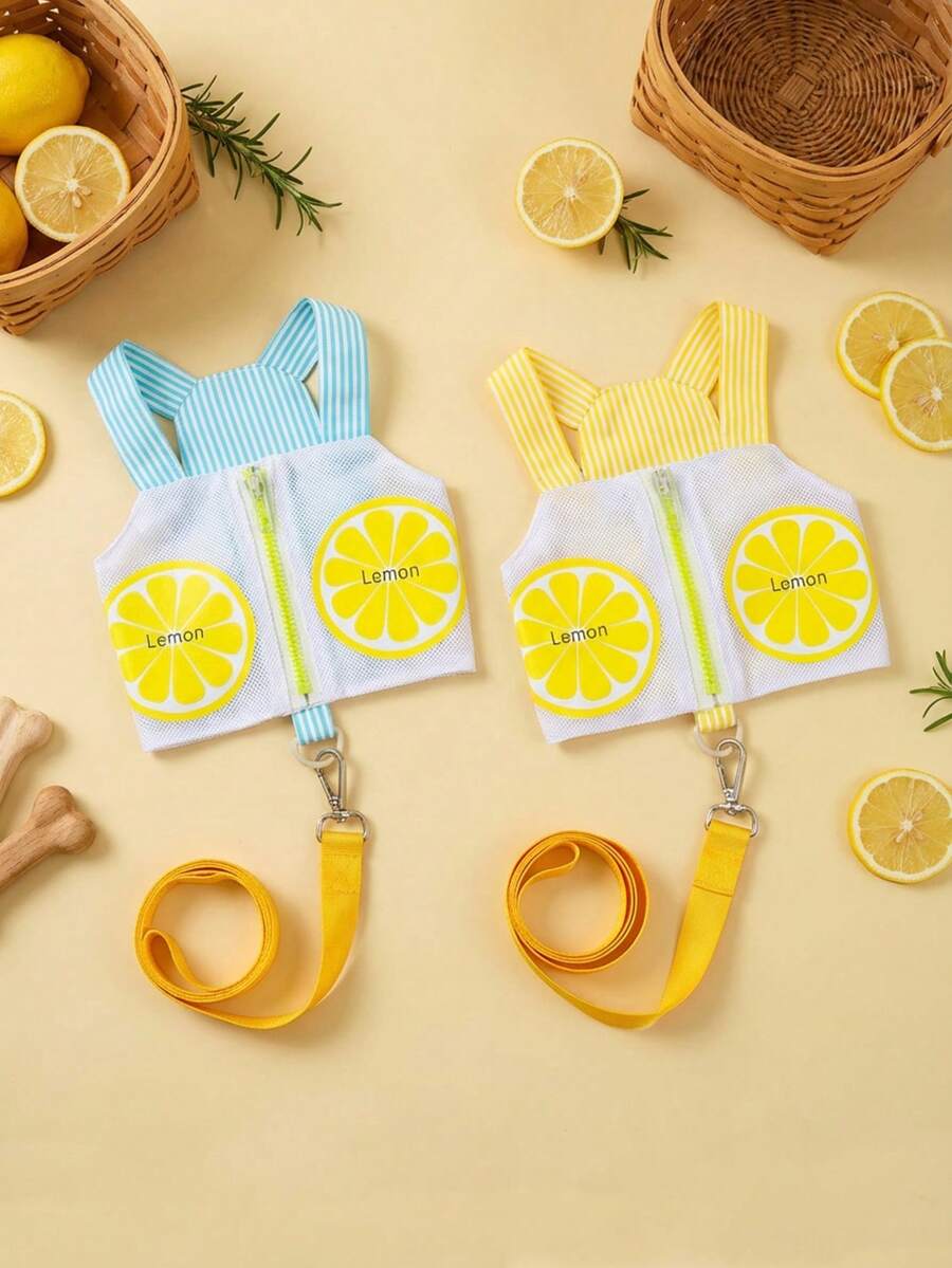 PETSIN Pet Chest And Back Skirt, Cat Traction Strap, Animal Collar Set, Pet Supplies Strap Skirt, Dog Walking Princess Skirt, Pet Chest And Back Skirt+Rope Sweet Princess SBritish Style Chest And Back Set - Multicolor - View 1